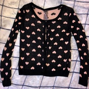 Moon Collection Heart Sweater